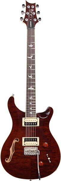 PRS Paul Reed Smith SE Custom CU22 Semi-Hollowbody Electric Guitar (with Gig Bag), Action Position Back