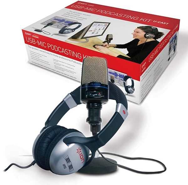 Ion Audio IPK01 UCast Podcasting Kit with USB Microphone, Main