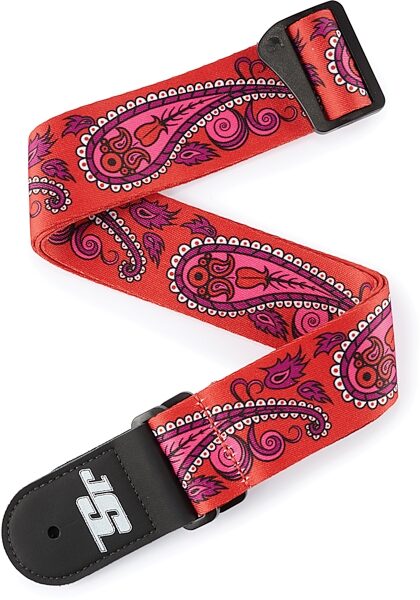 D'Addario Joe Satriani Signature Guitar Strap, Action Position Back