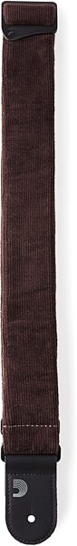 D'Addario Corduroy Woven Guitar Strap, Action Position Back