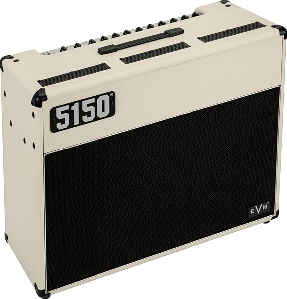EVH Eddie Van Halen 5150 Iconic Series Guitar Combo Amplifier (60 Watts, 2x12"), Ivory, USED, Blemished, Action Position Back