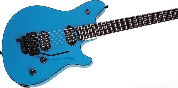 EVH Eddie Van Halen Wolfgang Special Ebony Fingerboard Electric Guitar, Miami Blue, Open Box (Very Good), Action Position Side