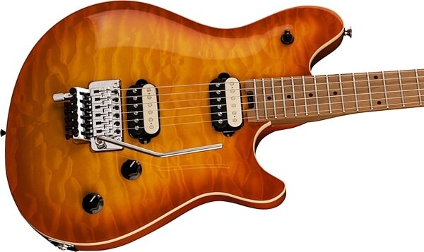 EVH Eddie Van Halen Wolfgang Special Quilted Maple Electric Guitar, Solar, Open Box (Very Good), Action Position Side