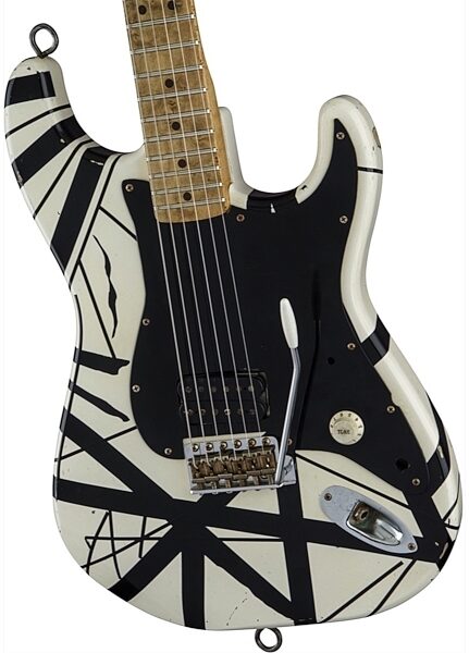 EVH Eddie Van Halen 78 Eruption Relic Van Halen Electric Guitar (with Case), BodyAngle