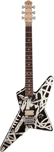 EVH Eddie Van Halen Striped Series Star Electric Guitar, Main