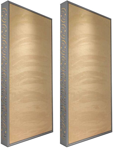 Ready Acoustics C424TN Chameleon Bass Traps (Tan), Grey Frame