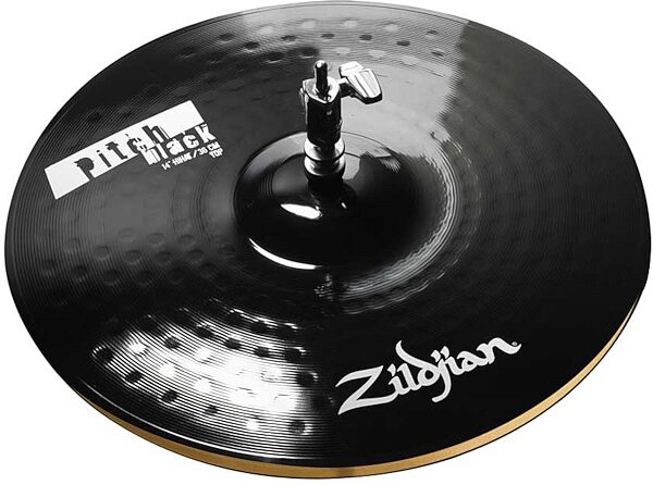 Zildjian ZPB Pitch Black Hi-Hat Cymbals, 14 Inch