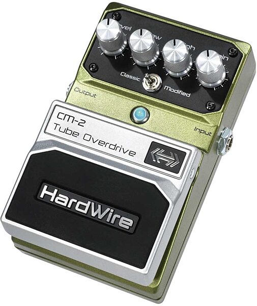HardWire CM-2 Tube Overdrive Pedal, Angle