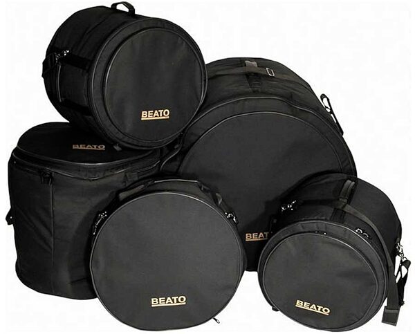Beato Pro-3 Elite 5-Piece Standard Drum Bag Set, Main