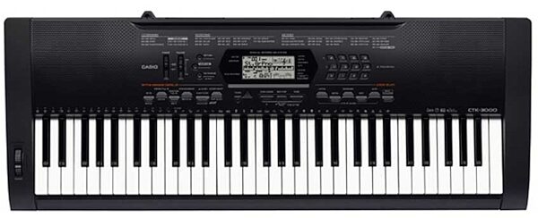 Casio CTK-3000 Keyboard, 61-Key, Top