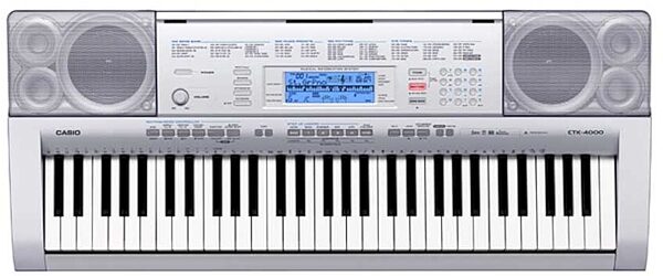 Casio CTK-4000 Keyboard, 61-Key, Touch-Sensitive, Top