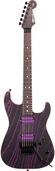 Charvel USA Master Built Custom Shop San Dimas Purple Ash Electric Guitar (with Case), Action Position Back