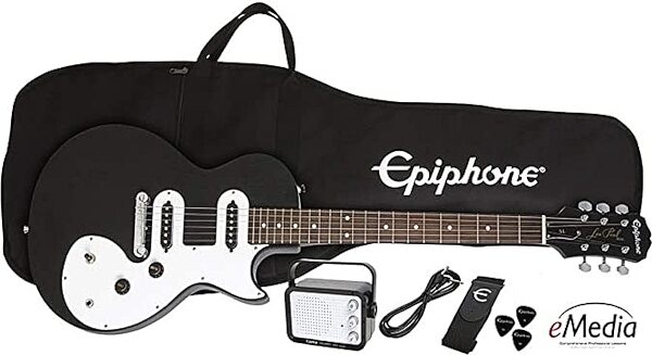 Epiphone Les Paul SL Electric Guitar Starter Pack (with Gig Bag), Action Position Back