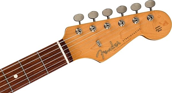 Fender Limited Edition Made In Japan Black Paisley Stratocaster Electric Guitar, Rosewood Fingerboard (with Gig Bag), Action Position Back