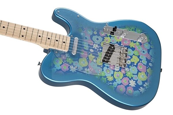 Fender Classic '69 Telecaster Electric Guitar, Blue Flower View 1