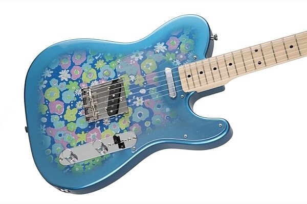 Fender Classic '69 Telecaster Electric Guitar, Blue Flower View 2