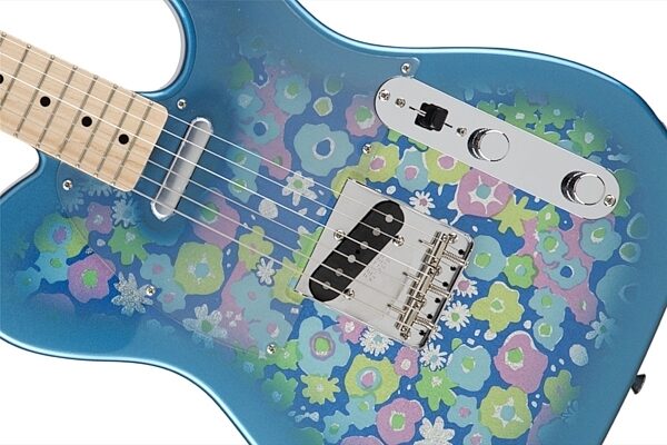 Fender Classic '69 Telecaster Electric Guitar, Blue Flower View 3