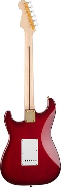 Fender Richie Kotzen Stratocaster Electric Guitar, Maple Fingerboard (with Gig Bag), Transparent Red Burst, Action Position Back
