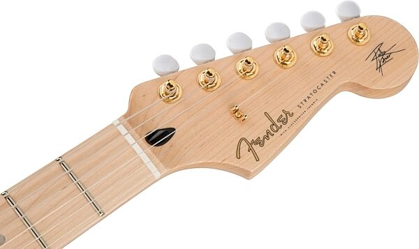 Fender Richie Kotzen Stratocaster Electric Guitar, Maple Fingerboard (with Gig Bag), Transparent Red Burst, Action Position Back
