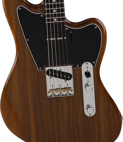 Fender Limited Edition Japan Mahogany Offset Telecaster Electric Guitar (with Gig Bag), Action Position Back