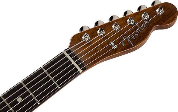 Fender Limited Edition Japan Mahogany Offset Telecaster Electric Guitar (with Gig Bag), Action Position Back