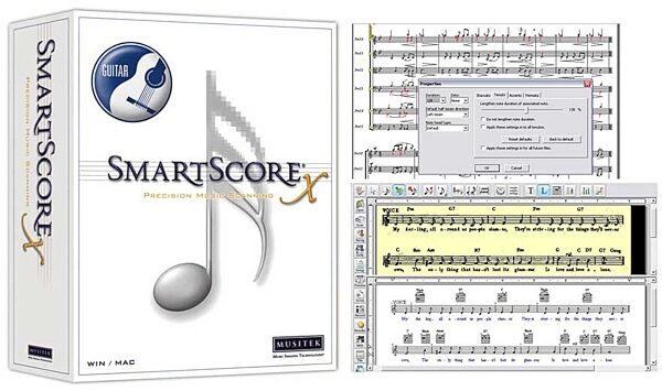 Musitek SmartScore X Guitar Edition Software (Mac and Windows), Main