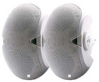 Electro-Voice EVID 4.2 Dual 4" 2-Way Surface-Mount Passive, Unpowered Loudspeaker, White, Pair, White