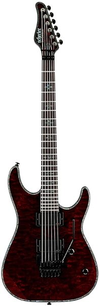 Schecter Hellraiser Sunset Electric Guitar with Floyd Rose, Black Cherry