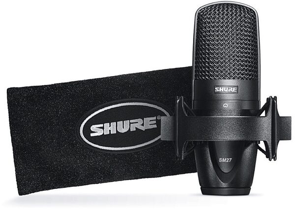 Shure SM27 Multi-Purpose Condenser Microphone, SM27 SC, with Shockmount, Warehouse Resealed, Main