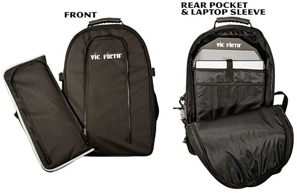 Vic Firth VicPack Drummers Backpack with Stick Bag, Details 1