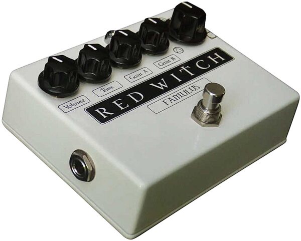Red Witch Famulus Distortion Pedal, Angle