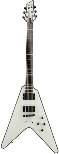 Schecter V1 Hellraiser Electric Guitar, White
