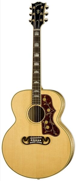 Gibson J-200 Super Jumbo Standard Acoustic-Electric Guitar (with Case), Antique Natural