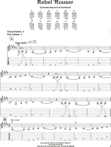 Rebel 'Rouser - Easy Guitar with TAB, New, Main