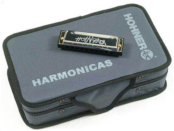 Hohner Case Of Metal Harmonicas 5-Pack, Closed
