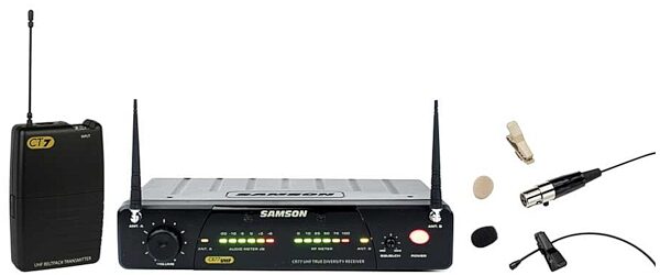 Samson Concert 77 UHF TD Wireless with LM10 Omnidirectional Lavalier Transmitter, Main