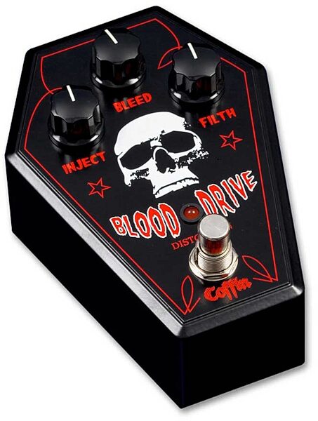 Coffin Case BDFX1 Blood Drive Distortion Pedal, Main