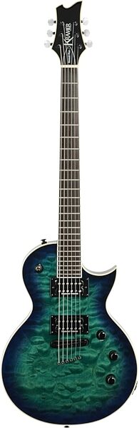 Kramer Assault 220 Plus Quilt Top Electric Guitar (with Seymour Duncans), Action Position Back