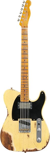 Fender Custom Shop 1951 HS Heavy Relic Telecaster Electric Guitar (with Case), Action Position Back