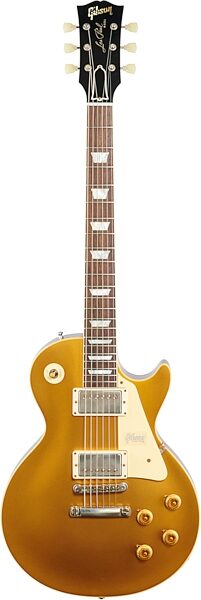 Gibson Custom Shop 57 Les Paul Standard Goldtop Electric Guitar (with Case), Action Position Back