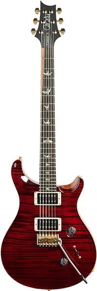 PRS Paul Reed Smith Wood Library Custom 24 Electric Guitar, Ebony Fingerboard (with Case), Action Position Back