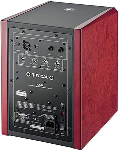 Focal Solo6 Powered Studio Monitor, Red, Single Speaker, Action Position Back