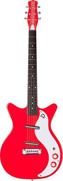 Danelectro '59 MOD NOS Electric Guitar, Red, Action Position Back