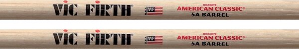 Vic Firth American Classic 5A Wood Barrel Tip Drumsticks, New, Action Position Back