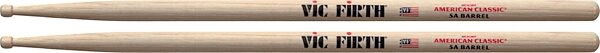 Vic Firth American Classic 5A Wood Barrel Tip Drumsticks, New, Action Position Back