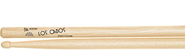 Los Cabos White Hickory Wood Tip Drumsticks, Action Position Back