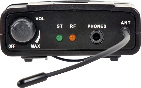 Galaxy Audio AS-950 Any Spot Wireless In-Ear Monitor System, Receiver Top