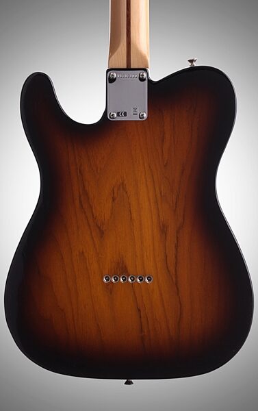 Fender American Vintage '58 Telecaster Electric Guitar, with Maple Fingerboard and Case, Body Straight Back