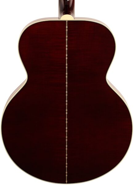 Gibson 2017 Limited Edition SJ-200 Acoustic-Electric Guitar, Wine Red (with Case), Body Straight Back
