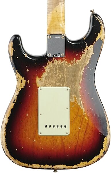 Fender Custom Shop Limited Edition '60s HR/CR Stratocaster Electric Guitar (with Case), Body Straight Back